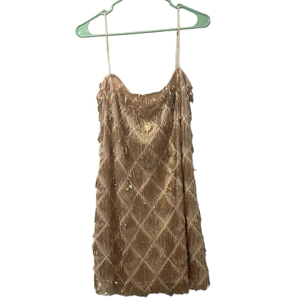 Mini Dress in champagne
